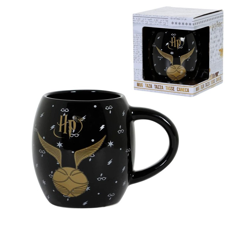 Tazza Mug Harry Potter Wings in Ceramica 350ml | Bombata, Microonde & Lavastoviglie, Idea Regalo