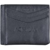 Portafoglio Uomo AC Milan in Vera Pelle con Porta Carte - Scatola Regalo Ufficiale AC Milan
