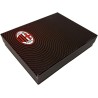 Portafoglio Uomo AC Milan in Vera Pelle con Porta Carte - Scatola Regalo Ufficiale AC Milan