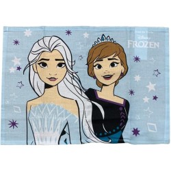 Set Colazione Frozen Disney – Tazza Ceramica Microonde + Tovaglietta Cotone Anna & Elsa – Regalo Bambini