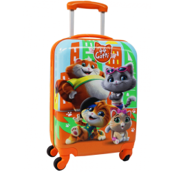Trolley valigia 44 G atti Disney Trasporto a mano cabina bagaglio rigido borsa da viaggio 37X55X22CM