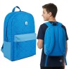 Zaino Baggy Blu – Zaino Leggero e Capiente per Scuola, Viaggi e Tempo Libero (40x32x15 cm)