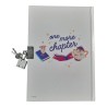 Diario Segreto Belle Disney "La Bella e la Bestia" – Set con Lucchetto e Penna – 18x13 cm