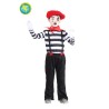Vestito Carnevale da Mimo Bambino Costume Travestimento Mascherato