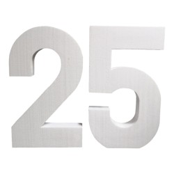Set di Numeri in Polistirolo - Forme da 50 cm per Decorazioni Straordinarie per Feste Compleanno Anniversario!