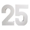 Set di Numeri in Polistirolo - Forme da 50 cm per Decorazioni Straordinarie per Feste Compleanno Anniversario!