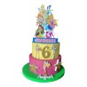 Torta Scenografica Winx Club in Polistirolo Personalizzabile con Nome e Età – Decorazione Centro Tavola Compleanno Bambina