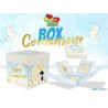 Box Sorpresa Prima Comunione Celeste 20x20 cm – Scatola Regalo Surprise per Comunione Bambino