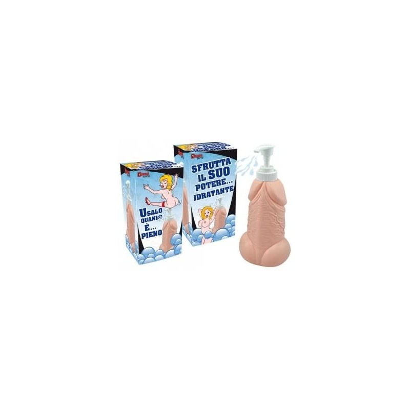 Dispenser Sapone Peter - Regalo Divertente per Feste, Addio al Celibato e Nubilato in Confezione Regalo con Frasi Ironiche