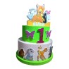 Torta Scenografica in Polistirolo Tema Bambi Disney – Personalizzabile con Nome e Numero – Decorazione per Compleanno Bambini