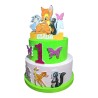Torta Scenografica in Polistirolo Tema Bambi Disney – Personalizzabile con Nome e Numero – Decorazione per Compleanno Bambini