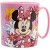 Tazza Mug Plastica 350 ML Micro - Minnie Disney Spring Look - Ideale per Scuola e Tempo Libero