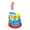 Torta Scenografica One Piece Personalizzata con Nome e Numero – Decorazione Compleanno in Polistirolo 3D Alta Qualità