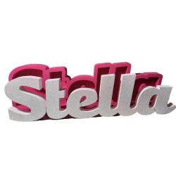 Vassoio Porta Confetti Personalizzabile 2 in 1 Colorato con Nome o Scritta | 60x15x6 cm per Feste, Compleanni e Eventi Speciali