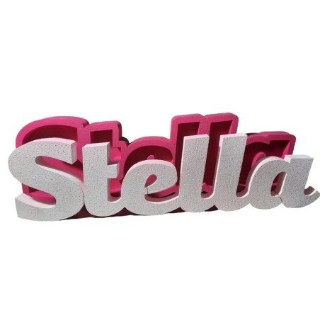 Vassoio Porta Confetti Personalizzabile 2 in 1 Colorato con Nome o Scritta | 60x15x6 cm per Feste, Compleanni e Eventi Speciali