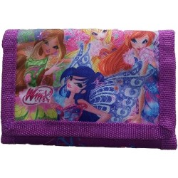 Portafoglio Winx Butterflix con Chiusura in Velcro - Pratico e Funzionale per Carte e Denaro, Stampa Colorata Winx Butterflix"