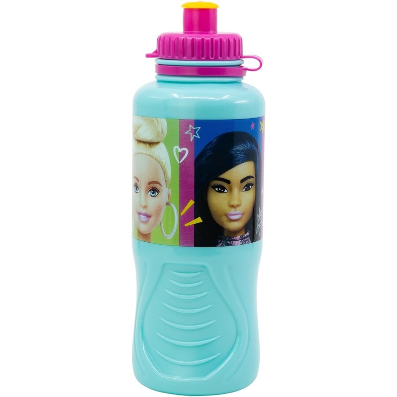 Borraccia Sport Barbie – 430 ml – Bottiglia Riutilizzabile con Beccuccio Protettivo