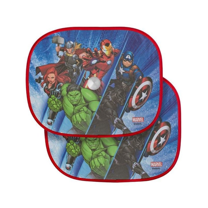 Coppia Tendine Laterali Parasole Auto Avengers Marvel 44x36 cm - Bambino"