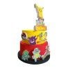 Torta Scenografica Pokémon Personalizzata con Nome e Età 70 cm – Torta Finta in Polistirolo per Festa di Compleanno Bambini