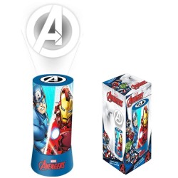 Lampada LED Avengers Marvel 20cm | Proiettore Luce Notturna Bambini | Idea Regalo Camera Senza Fili