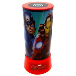 Lampada LED Avengers Marvel 20cm | Proiettore Luce Notturna Bambini | Idea Regalo Camera Senza Fili