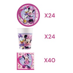 Coordinato per Feste Compleanno Minnie Mouse - Kit Party Bambina
