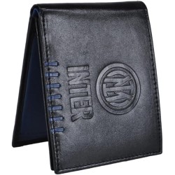 Portafoglio Ufficiale FC Inter in Vera Pelle con Logo Squadra Impresso