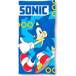 Telo Mare e Piscina Sonic the Hedgehog – Asciugamano in Microfibra Salvaspazio (140x70 cm)