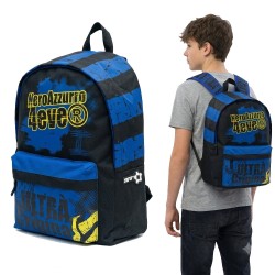 Zaino Americano Nerazzurro 4EVER – 40 cm – Scuola, Viaggio e Tempo Libero