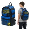 Zaino Americano Nerazzurro 4EVER – 40 cm – Scuola, Viaggio e Tempo Libero