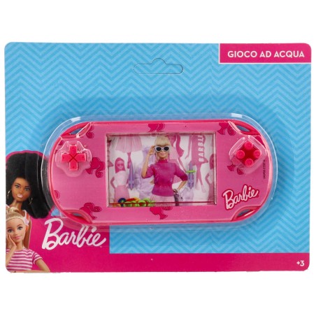Gioco d’Acqua Barbie | Mini Water Game Portatile per Bambine Idea Regalo Compleanno, Gadget per Feste 14,5x6,5 cm