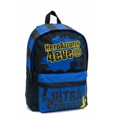Zaino Americano Nerazzurro 4EVER – 40 cm – Scuola, Viaggio e Tempo Libero