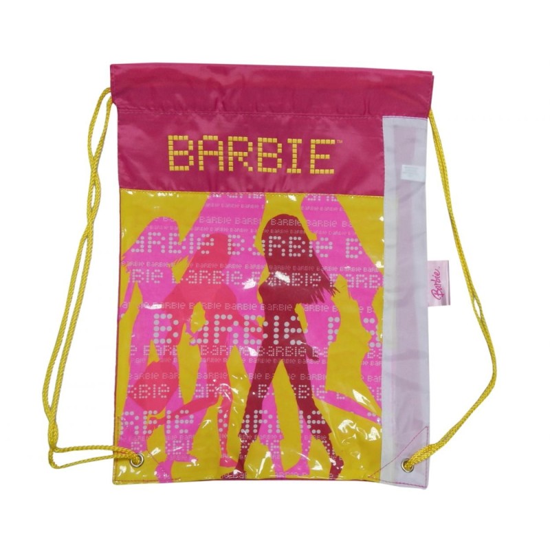 "Sacca Barbie - Zaino Scuola, Sport & Tempo Libero - Dimensioni 30x40 cm con Chiusura Regolabile a Spago"