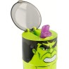 Borraccia Hulk Bambini 350ml | Bottiglia Sagomata con Beccuccio Ripiegabile Plastica Senza BPA Scuola, Sport e Tempo Libero