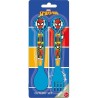 Set Posate Spiderman Marvel (2 pz) – Forchetta e Cucchiaio in Plastica BPA Free