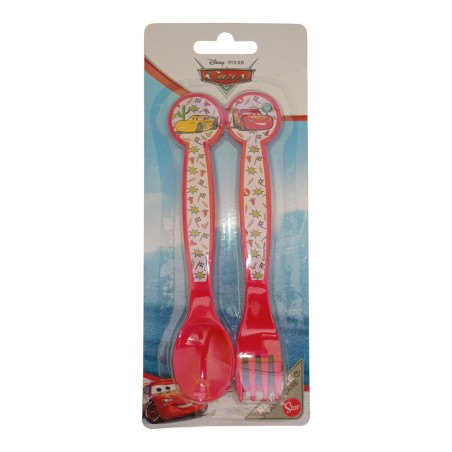 Set Posate Disney Cars – Saetta McQueen – Forchetta e Cucchiaio BPA Free