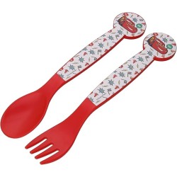Set Posate Disney Cars – Saetta McQueen – Forchetta e Cucchiaio BPA Free