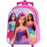 Zaino Trolley Barbie Principessa per Bambina – Borsa Scuola Asilo con Ruote, Spallacci Imbottiti e Manico Estensibile