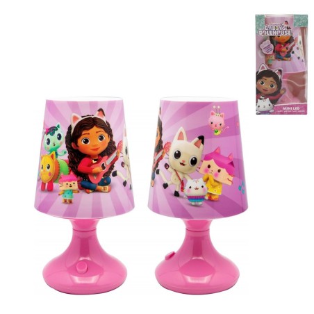 Mini Lampada Gabby's Dollhouse LED – Luce Notturna da Comodino per Bambini, Portatile Senza Fili, Prodotto Originale