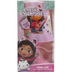 Mini Lampada Gabby's Dollhouse LED – Luce Notturna da Comodino per Bambini, Portatile Senza Fili, Prodotto Originale