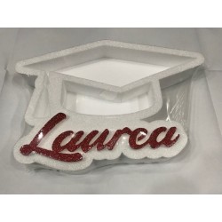 Portaconfetti cappello laurea polistirolo 30X44 cm Centro Tavola Decorazione Festa