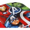 Zaino Scuola Asilo Avengers: Hulk, Capitan America e Iron Man - Rilievo 3D, Scomparto con Cerniera e Tasche Laterali