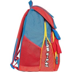 Zaino Scuola Estensibile Super Mario Ufficiale per Bambini - Ampi Spazi, Tasche e Comfort Franco Panini