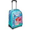 Zaino Trolley Scuola Seven La Sirenetta Ariel Disney – 32L, Carrello Fisso, Doppio Scomparto, Spallacci Imbottiti