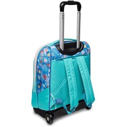 Zaino Trolley Scuola Seven La Sirenetta Ariel Disney – 32L, Carrello Fisso, Doppio Scomparto, Spallacci Imbottiti