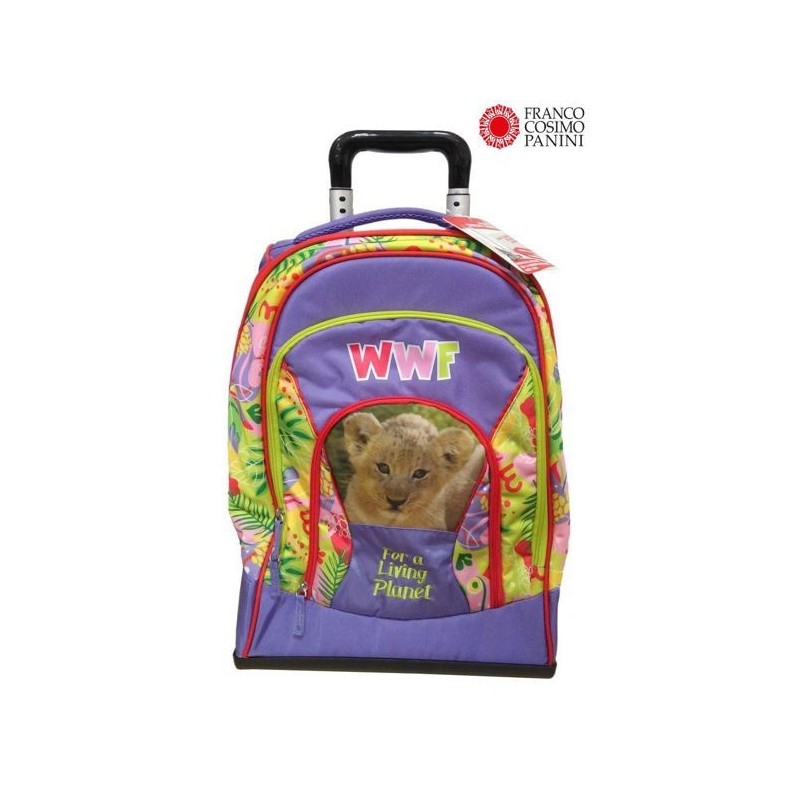 Zaino Scuola Trolley Panini WWF "Per un Pianeta Migliore" Scuola Elemetare Medie