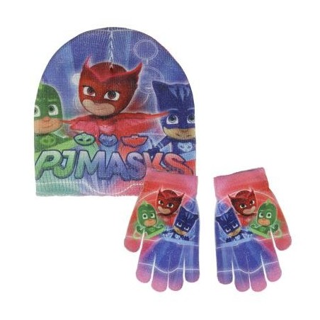 Cappello e Guanti PJ Masks per Bambini (Taglia Unica 2-5 Anni) - Caldi e Divertenti!