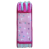 Astuccio Scuola 3D Minnie Disney Multiscomparto con 3 Zip e Colori Giotto