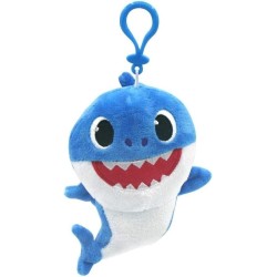 "Baby Shark Portachiavi Musicale in Peluche - Canta e Sorprendi! Disponibile in Blu, Giallo e Rosa"