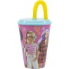Bicchiere con Cannuccia Barbie 430 ml – Tazza Riutilizzabile Senza BPA per Bambine e Fan